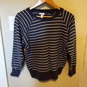 3/$20 Striped maternity sweatshirt